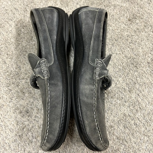 Donald J Pliner Horsebit Loafers Men's Size 13 Gray Edlyn‎ Shoes Slip On Suede - Picture 5 of 13